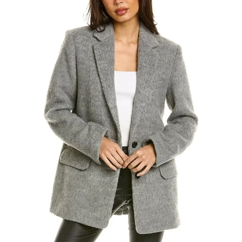 Helmut Lang Wool-Blend Blazer
